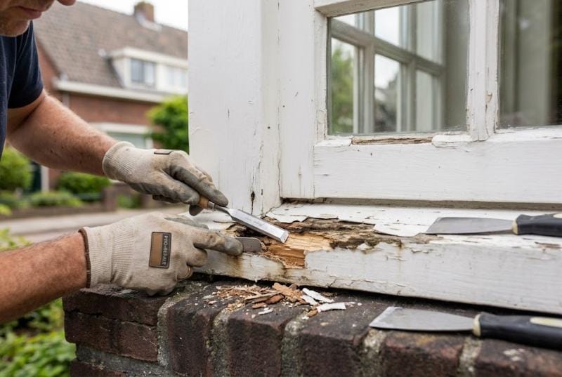 Blonk Schilderwerken - houtrot repareren
